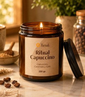 Vela Aromática|Ritual Capuccino | Capuccino Café Caramelo | Bienah