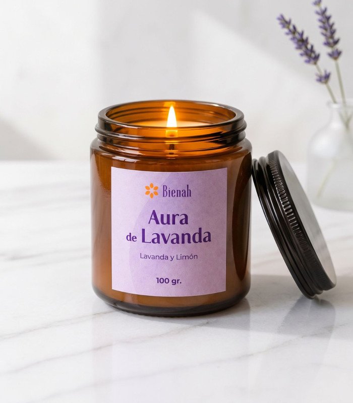 Vela Aromática | Aura de Lavanda | Bienah