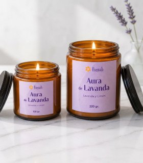 Vela Aromática | Aura de Lavanda | Bienah