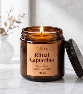 Vela Aromática|Ritual Capuccino | Capuccino Café Caramelo | Bienah