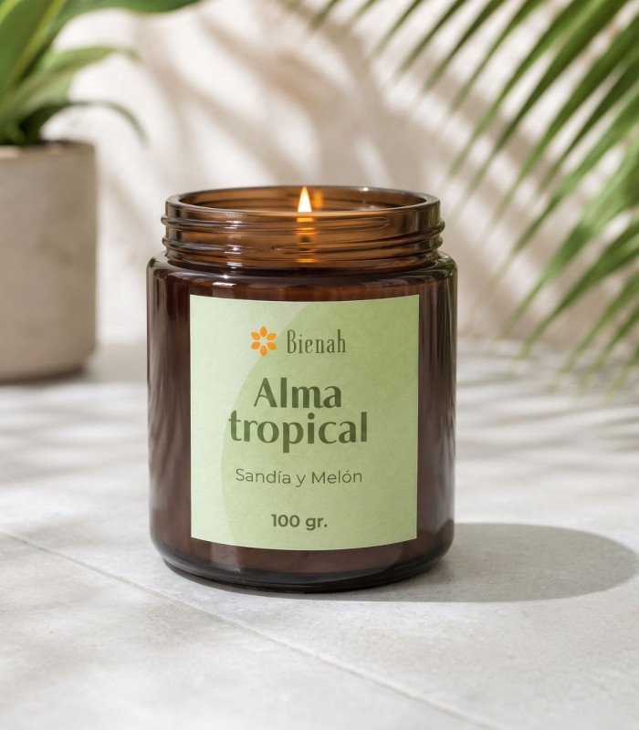 Vela Aromática | Alma Tropical | Sandia Melón | Bienah
