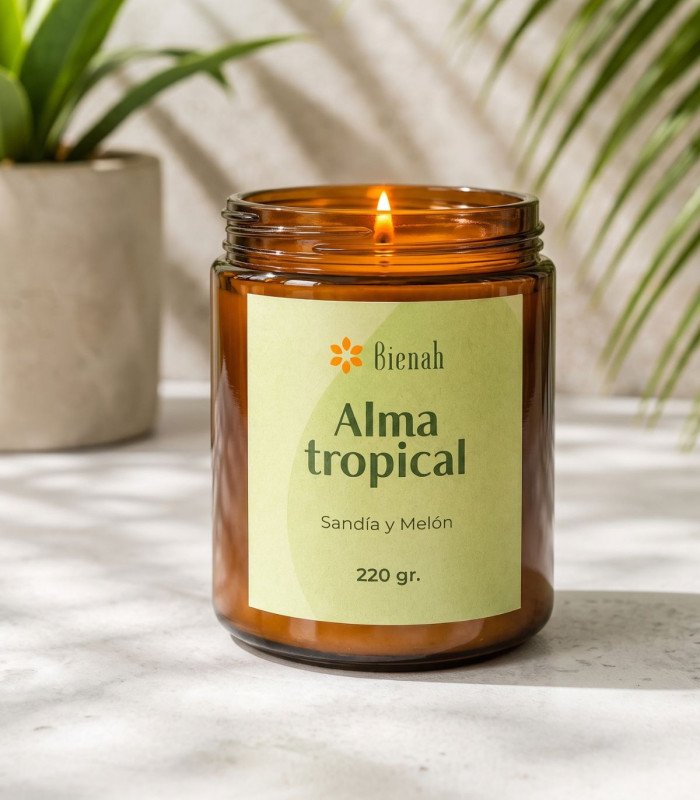 Vela Aromática | Alma Tropical | Sandia Melón | Bienah
