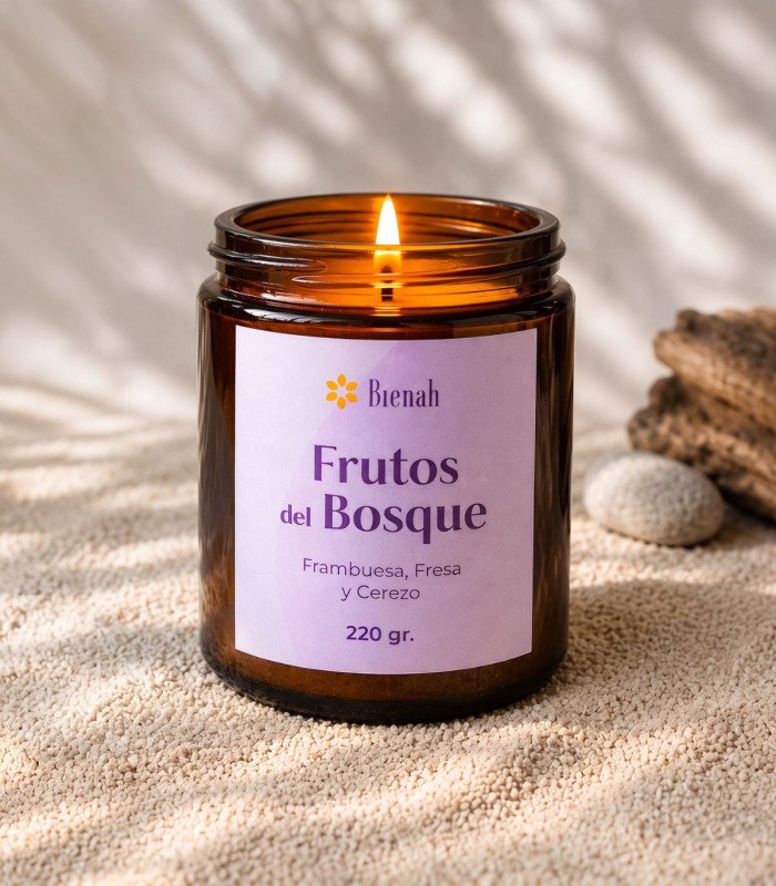 Vela Aromática | Frutos del Bosque | Frutos Rojos | Bienah