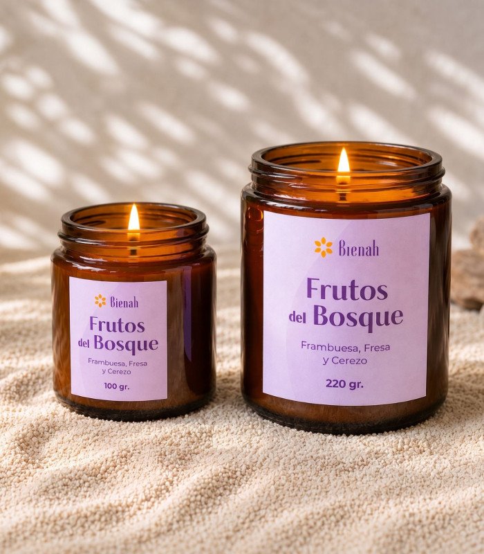 Vela Aromática | Frutos del Bosque | Frutos Rojos | Bienah